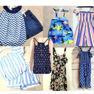 9pc Girl's Sz 5/6 Summer Bundle.